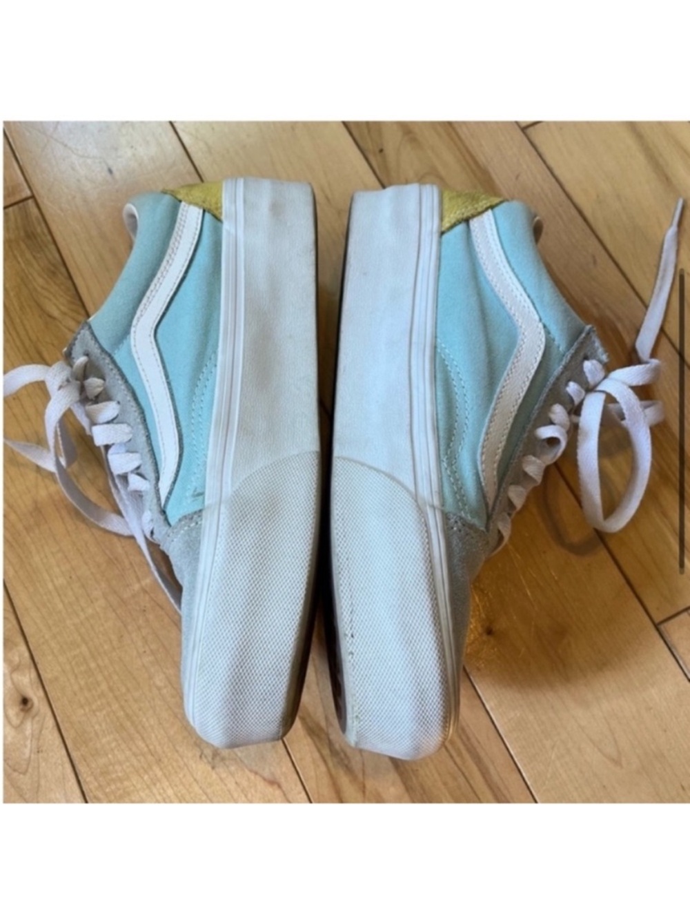 Vans Old Skool PlatformPastel Colorblock Sneakers size six (6) - Picture 4 of 9